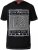 D555 OAKLEY LA Geometric Print Crew Neck T-Shirt Black - Μακό μπλουζάκια - Aνδρικά μπλουζεσ μεγάλα μεγέθη