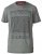 D555 OAKLEY LA Geometric Print Crew Neck T-Shirt Khaki - Μακό μπλουζάκια - Aνδρικά μπλουζεσ μεγάλα μεγέθη