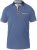 D555 SWANN Short Sleeve Stretch Polo Denim Melange - Πόλο μπλουζάκια - Aνδρικά μπλουζακια πολο μεγάλα μεγέθη