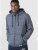 D555 Romney Full Zipper Hoodie Navy - φούτερ/Φούτερ με κουκούλα - φούτερ/Φούτερ με κουκούλα ανδρικά μεγάλα μεγέθη 