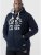 D555 Upton Hoodie Navy - φούτερ/Φούτερ με κουκούλα - φούτερ/Φούτερ με κουκούλα ανδρικά μεγάλα μεγέθη 