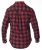 D555 Lawton LS Flannel Shirt Red - Πουκάμισα - Aνδρικά πουκαμισα μεγαλα μεγάλα μεγέθη