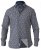 D555 Radcliff LS Printed Shirt Navy - Πουκάμισα - Aνδρικά πουκαμισα μεγαλα μεγάλα μεγέθη