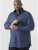 D555 Scott LS Printed Shirt Blue - Πουκάμισα - Aνδρικά πουκαμισα μεγαλα μεγάλα μεγέθη