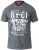 D555 Lorne T-shirt Grey Twist - Μακό μπλουζάκια - Aνδρικά μπλουζεσ μεγάλα μεγέθη