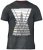 D555 Rox T-shirt Charcoal - Μακό μπλουζάκια - Aνδρικά μπλουζεσ μεγάλα μεγέθη