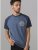 D555 Spencer T-shirt Navy - Μακό μπλουζάκια - Aνδρικά μπλουζεσ μεγάλα μεγέθη