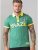 D555 Silva Polo Green - Πόλο μπλουζάκια - Aνδρικά μπλουζακια πολο μεγάλα μεγέθη
