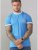 D555 Otis T-shirt Blue - Μακό μπλουζάκια - Aνδρικά μπλουζεσ μεγάλα μεγέθη