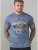 D555 Bradley T-shirt Blue - Μακό μπλουζάκια - Aνδρικά μπλουζεσ μεγάλα μεγέθη
