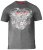 D555 Bradley T-shirt Charcoal - Μακό μπλουζάκια - Aνδρικά μπλουζεσ μεγάλα μεγέθη