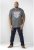 D555 Bradley T-shirt Charcoal - Μακό μπλουζάκια - Aνδρικά μπλουζεσ μεγάλα μεγέθη