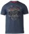 D555 Bradley T-shirt Blue - Μακό μπλουζάκια - Aνδρικά μπλουζεσ μεγάλα μεγέθη
