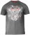 D555 Bradley T-shirt Charcoal - Μακό μπλουζάκια - Aνδρικά μπλουζεσ μεγάλα μεγέθη