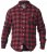 D555 Lawton LS Flannel Shirt Red - Πουκάμισα - Aνδρικά πουκαμισα μεγαλα μεγάλα μεγέθη