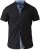 D555 Ollie Short Sleeve Shirt Black - Πουκάμισα - Aνδρικά πουκαμισα μεγαλα μεγάλα μεγέθη