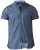 D555 Limburg Short Sleeve Shirt Blue - Πουκάμισα - Aνδρικά πουκαμισα μεγαλα μεγάλα μεγέθη