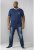 D555 Rick T-shirt Navy - Μακό μπλουζάκια - Aνδρικά μπλουζεσ μεγάλα μεγέθη