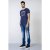 D555 Hatter T-shirt Navy - Μακό μπλουζάκια - Aνδρικά μπλουζεσ μεγάλα μεγέθη