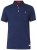 D555 Jerell Polo Navy - Πόλο μπλουζάκια - Aνδρικά μπλουζακια πολο μεγάλα μεγέθη