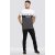 D555 Morris T-shirt Charcoal - Μακό μπλουζάκια - Aνδρικά μπλουζεσ μεγάλα μεγέθη
