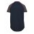 D555 Brendon T-shirt Navy - Μακό μπλουζάκια - Aνδρικά μπλουζεσ μεγάλα μεγέθη