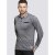 D555 Brockville Long Sleeve Polo Grey - Πόλο μπλουζάκια - Aνδρικά μπλουζακια πολο μεγάλα μεγέθη