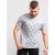 D555 Dario T-shirt Grey - Μακό μπλουζάκια - Aνδρικά μπλουζεσ μεγάλα μεγέθη