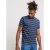 D555 Caspian T-shirt Navy - Μακό μπλουζάκια - Aνδρικά μπλουζεσ μεγάλα μεγέθη