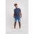D555 Caspian T-shirt Navy - Μακό μπλουζάκια - Aνδρικά μπλουζεσ μεγάλα μεγέθη