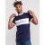 D555 Cullen T-shirt Navy - Μακό μπλουζάκια - Aνδρικά μπλουζεσ μεγάλα μεγέθη