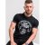 D555 Walton T-shirt Black - Μακό μπλουζάκια - Aνδρικά μπλουζεσ μεγάλα μεγέθη