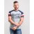 D555 Jones T-shirt Grey - Μακό μπλουζάκια - Aνδρικά μπλουζεσ μεγάλα μεγέθη