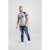 D555 Jones T-shirt Grey - Μακό μπλουζάκια - Aνδρικά μπλουζεσ μεγάλα μεγέθη