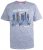 D555 Hobart LA Printed T-Shirt Blue - Μακό μπλουζάκια - Aνδρικά μπλουζεσ μεγάλα μεγέθη
