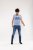 D555 Hobart LA Printed T-Shirt Blue - Μακό μπλουζάκια - Aνδρικά μπλουζεσ μεγάλα μεγέθη