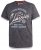 D555 Albury Black Double Layer Printed T-Shirt - Μακό μπλουζάκια - Aνδρικά μπλουζεσ μεγάλα μεγέθη
