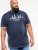 D555 Randwick San Francisco Printed T-Shirt Navy - Μακό μπλουζάκια - Aνδρικά μπλουζεσ μεγάλα μεγέθη