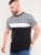D555 Vista Couture Cut And Sew Curved Hem T-Shirt - Μακό μπλουζάκια - Aνδρικά μπλουζεσ μεγάλα μεγέθη