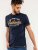 D555 Jasper Authentic Printed T-shirt Navy - Μακό μπλουζάκια - Aνδρικά μπλουζεσ μεγάλα μεγέθη