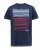 D555 Cransford Gradient Line Printed T-Shirt - Μακό μπλουζάκια - Aνδρικά μπλουζεσ μεγάλα μεγέθη
