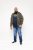 D555 Antonio Camo Printed Zip Through Hoody - φούτερ/Φούτερ με κουκούλα - φούτερ/Φούτερ με κουκούλα ανδρικά μεγάλα μεγέθη 