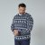 North Latitude 63144 Fjell Reindeer Knit Μπλε μαρέν - φούτερ/Φούτερ με κουκούλα - φούτερ/Φούτερ με κουκούλα ανδρικά μεγάλα μεγέθη 