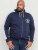 D555 Eaton Full Zip Hoodie Navy - φούτερ/Φούτερ με κουκούλα - φούτερ/Φούτερ με κουκούλα ανδρικά μεγάλα μεγέθη 