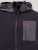 D555 Damien Micro Fleece Zip Through Hoody Μαύρο/Γκρι - φούτερ/Φούτερ με κουκούλα - φούτερ/Φούτερ με κουκούλα ανδρικά μεγάλα μεγέθη 