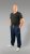 20 Nodi Libeccio Long Leg Sports Pants in Combed Cotton Jersey Navy - Αθλητικές φόρμες/σορτσάκια - Αθλητικές Φόρμες ανδρικεσ μεγάλα μεγέθη