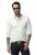 JP1880 702555 Μπλούζα Henley με μακρύ μανίκι Λευκό - Μακό μπλουζάκια - Aνδρικά μπλουζεσ μεγάλα μεγέθη