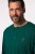 JP1880 Henley T-Shirt Long Sleeve Green - Μακό μπλουζάκια - Aνδρικά μπλουζεσ μεγάλα μεγέθη