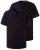 JP1880 708420 Μπλούζα Henley σετ 2 Σκούρο μπλε - Μακό μπλουζάκια - Aνδρικά μπλουζεσ μεγάλα μεγέθη