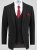 D555 Ted 4 Way Stretch Tailored Suit Jacket Μαύρο - Κουστούμια - κοστουμια ανδρικά μεγάλα μεγέθη